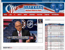 Tablet Screenshot of hockeyclubcaen.com